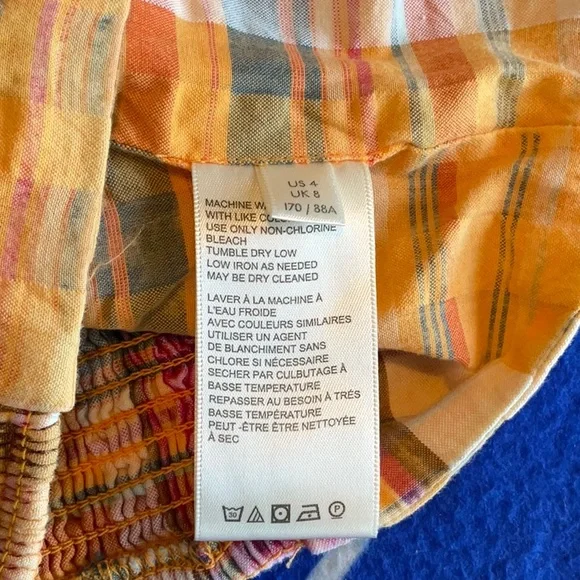 NWOT Free People Pink and Orange Cropped Corset Short Set in Size 4 - Picture 11 of 16